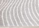 Shira White Wavy Lines Soft Touch  Rug (6 x 8 - Cream Grey)