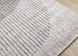 Swift Two Merging Circles Rug (Grey & White - 5'3x 7'7)