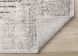 Swift Two Merging Circles Rug (Grey & White - 5'3x 7'7)