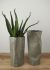 Paperbag Vase Vase (13 In - Concrete Grey)