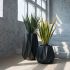 Tulip Planter (Granite Black - Small - 18 In)