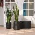 Tiramisu Planter (Granite Black - Box - 20 In)