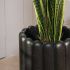 Tiramisu Planter (Granite Black - Box - 20 In)