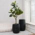 Cloud Planter (Matte Black - Large - 36 In)