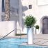 Clima Cone Planter (White - 36 In)