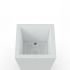 Clima Tapered Planter (White - 36 In)