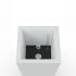 Clima Tapered Planter (White - 36 In)