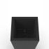 Clima Tapered Planter (Black - 36 In)