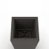 Clima Tapered Planter (Anthracite - 36 In)