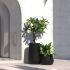 Clima Drop Planter (Black - 36 In)