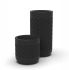 Clima High Pyramid Planter (Black - 36 In)