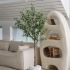 Olive Tree (White Fiberglass Planter - 47 In)