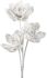 Dahlia Flower  Artificial Flower (43 x 12 x 9 - White)