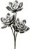 Dahlia Flower  Artificial Flower (43 x 12 x 9 - Grey)