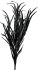 Feathers  Artificial Flower (47 x 12 x 9 - Black)