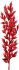Branch Artificial Flower (47 x 9 x 9 - Red)