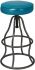 Ziggie Bar Stool (Peacock Blue)