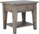 Dublin Side Table ( Regular - Driftwood)