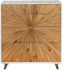 Marrakesh 5 Drawer Chest (Distressed Natural & White Lacquer)