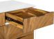 Marrakesh 5 Drawer Chest (Distressed Natural & White Lacquer)
