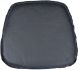 Cross Back Leather Seat Cushion ONLY (Antique Black)