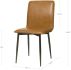 Leia Side Chair (Set of 2 - Tan Brown)