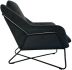 Bruno Lounge Chair (Dark Grey Velvet)