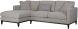 Leno Sectional Sofa (Left - Grey)
