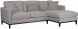 Leno Sectional Sofa (Right - Grey)