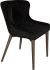 Lina Dining Chairs (Set of 2 - Black Velvet)