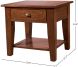 Dublin Side Table (Regular - Savanna Brown)