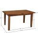 Dublin Dining Table (72 to 96 - Large Extension - Savanna Brown)