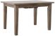 Dublin Dining Table (Small Extension - Driftwood)