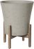 Veranda Standing Pot (Cement Grey - Tapered Large)
