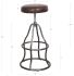Ziggie Bar Stool (Classic Brown Leather)