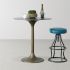 Ziggie Bar Stool (Peacock Blue)