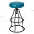 Ziggie Bar Stool (Peacock Blue)