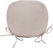 Cross Back Linen Seat Cushion