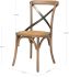 Cross Back Chair (Set of 2 - Driftwood with Rattan Seat)