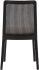 Rod Dining Chairs (Set of 2 - Oyster Linen & Black Legs)