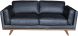 Nevada Encore 2.5 Sofa (Charme Black Leather)