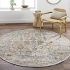 Ankara Rug 2332 (Round - Dusty Pink - 6'7 x 6'7)