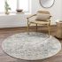 Dresden Rug 2304 (Round - Taupe - 5'3 x 5'3)