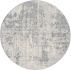 Monaco Rug 2311 (Round - Silver - 5'3 x 5'3)