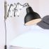 Twinkle Wall Lamp (Matte Black & Brushed Steel)