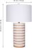 Coruscate Table Lamp (Long Base - White & Natural)