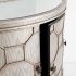 Oppsola Accent Cabinet (Silver Wooden Mirror Top)
