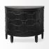 Romers Accent Cabinet (II - Black Wood Patterned)
