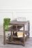 Wright End Table (II - Square Top Medium Brown Wooden Multi-Shelf)