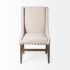 Kensington Dining Chair (Beige Fabric Wrap Solid Wood Frame)